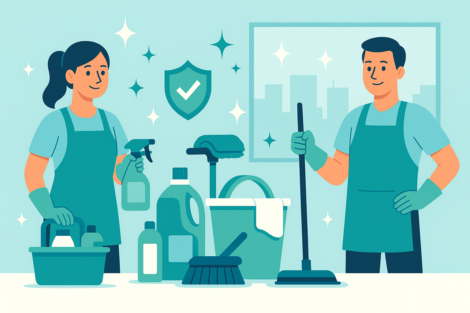 Reinigungsteam Vitaflow